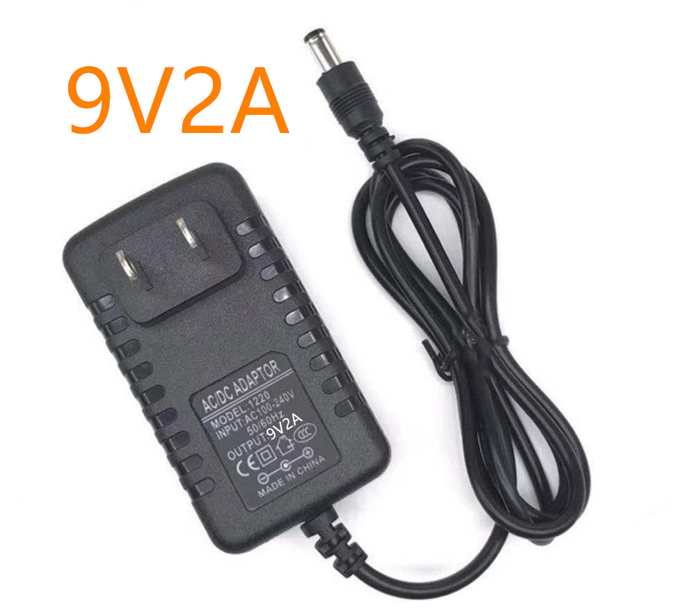 Adapter 9V 2A Jack 5.5x2.5 อะแดปเตอร์จ่ายไฟ 9V 2A หัวแจ๊คขนาด 5.5x2.5