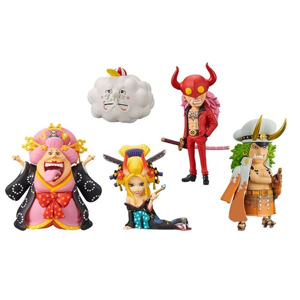 Banpresto 4983164191912 WCF one piece-wanokuni onigashima ได้ครบ5แบบ