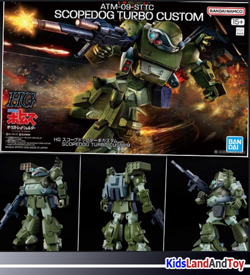 Bandai 4573102685599 HG SCOPEDOG TURBO-CUSTOM