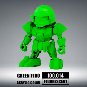skull 100.014 green fluorescent 60 ml.