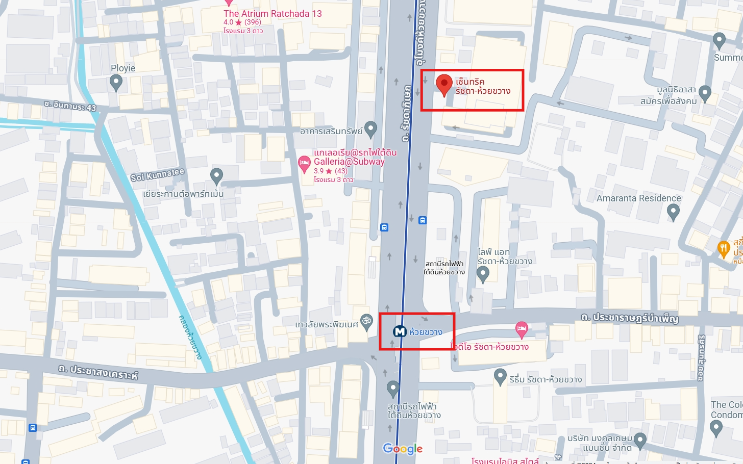 ปล่อยเช่าคอนโด Centric Ratchada-Huai Khwang (เซ็นทริค รัชดา-ห้วยขวาง) - 1ห้องนอน 1ห้องครัว 1ห้องน้ำ 1ห้องนั่งเล่น - ใกล้ MRT ห้วยขวาง - ขนาดห้อง 30 ตรม. ชั้น 17