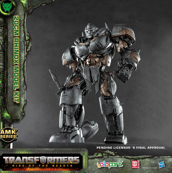 yolopart 4897131750050 Rhinox (20 cm): Transformers: Rise of the Beasts