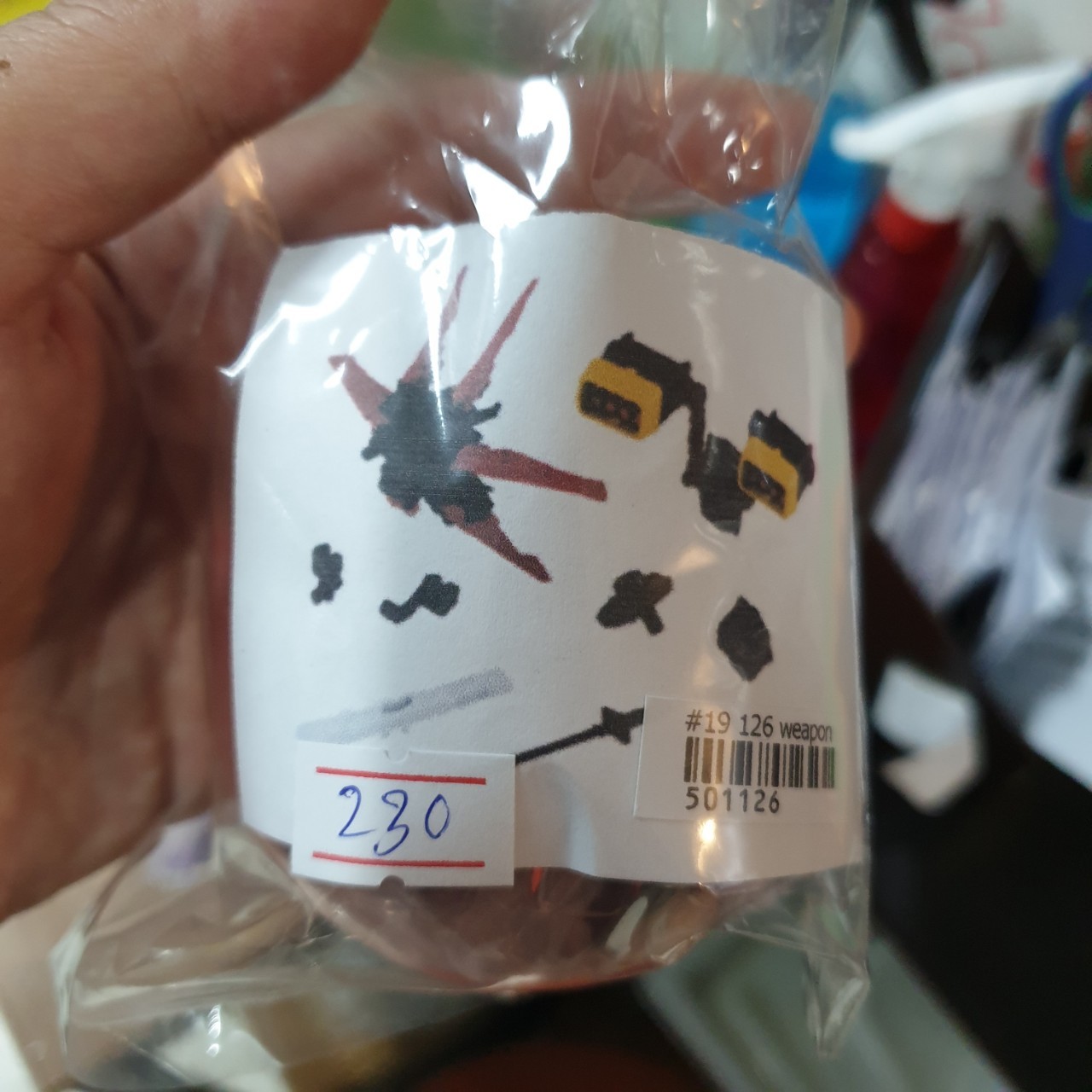 Bandai Gashapon 501126 mobile suit ensemble part19-126 MS weapon set