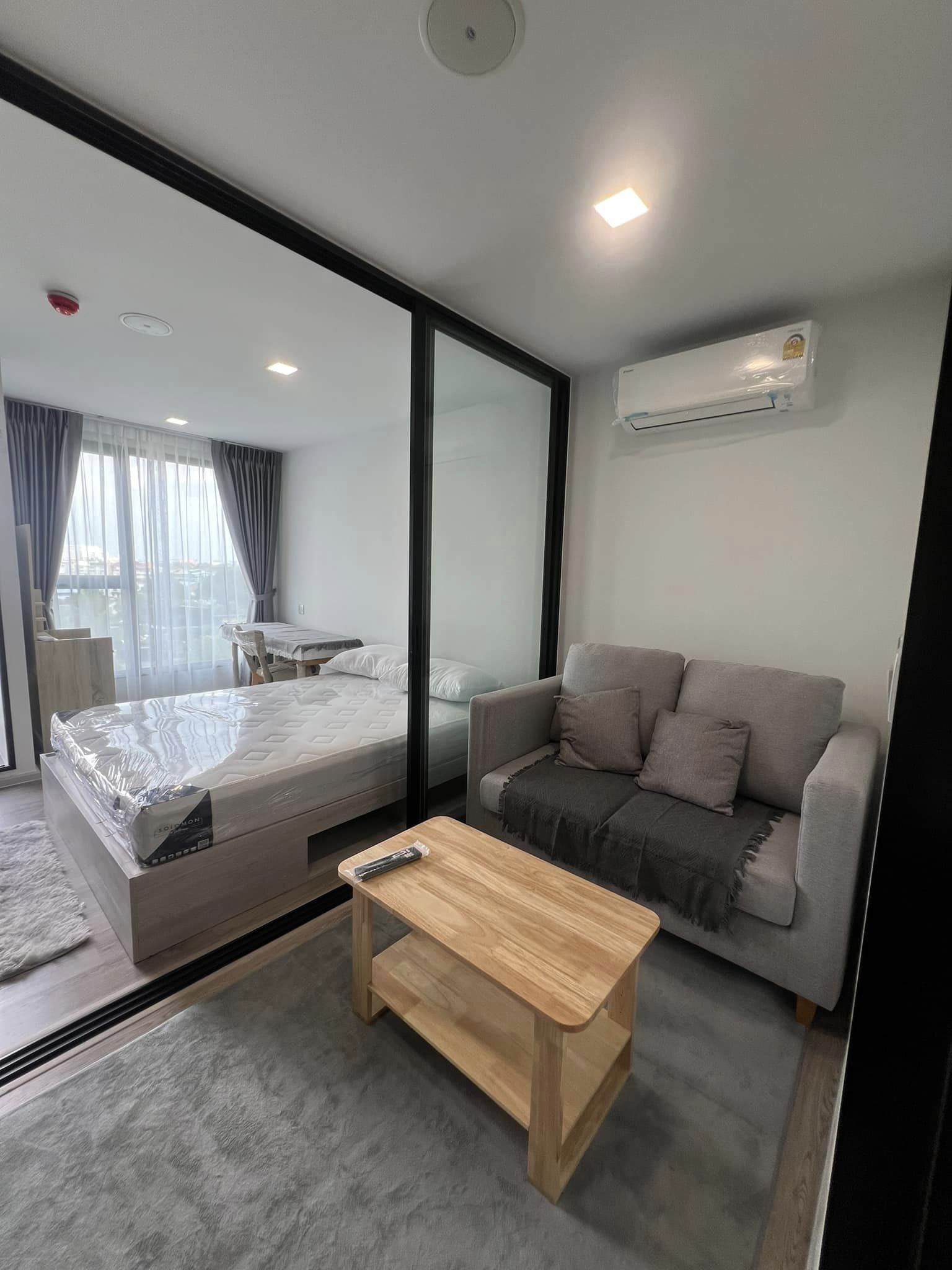 ปล่อยเช่าคอนโด Kave Seed Kaset (เคฟ ซี้ด เกษตร) - ใกล้ BTS เสนานิคม / เกษตร - 1ห้องนอน 1ห้องน้ำ 1ห้องนั่งเล่น 1ห้องครัว - ขนาดห้อง 26 ตรม. ชั้น 8 ตึก C