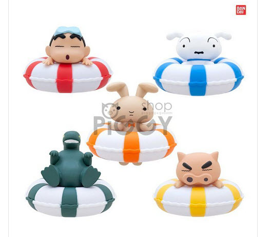 4549660753971 (set 5) Crayon Shin-chan Float Collection ได้ครบ 5 แบบ-gashapon