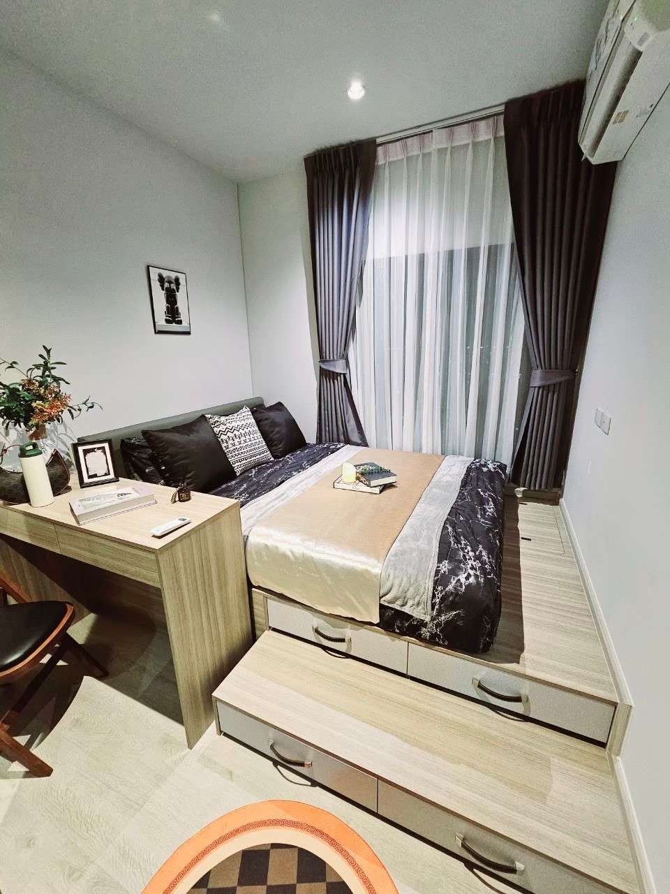 ให้เช่าคอนโด (อัลติจูด ยูนิคอร์น สาทร-ท่าพระ) High Rise โซนพื้นที่ BTS ตลาดพลู ห้องแบบ 1ห้องนอน 1ห้องน้ำ ขนาดห้อง 25 ตรม. ชั้น 18