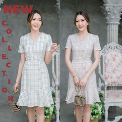 kudapy กล่องสุ่มเดรสไปงาน เดรสไปงานแต่ง แจ้งขนาดไซต์ให้แม่ค้าได้ค่ะ เลือกแบบไม่ได้นะคะ