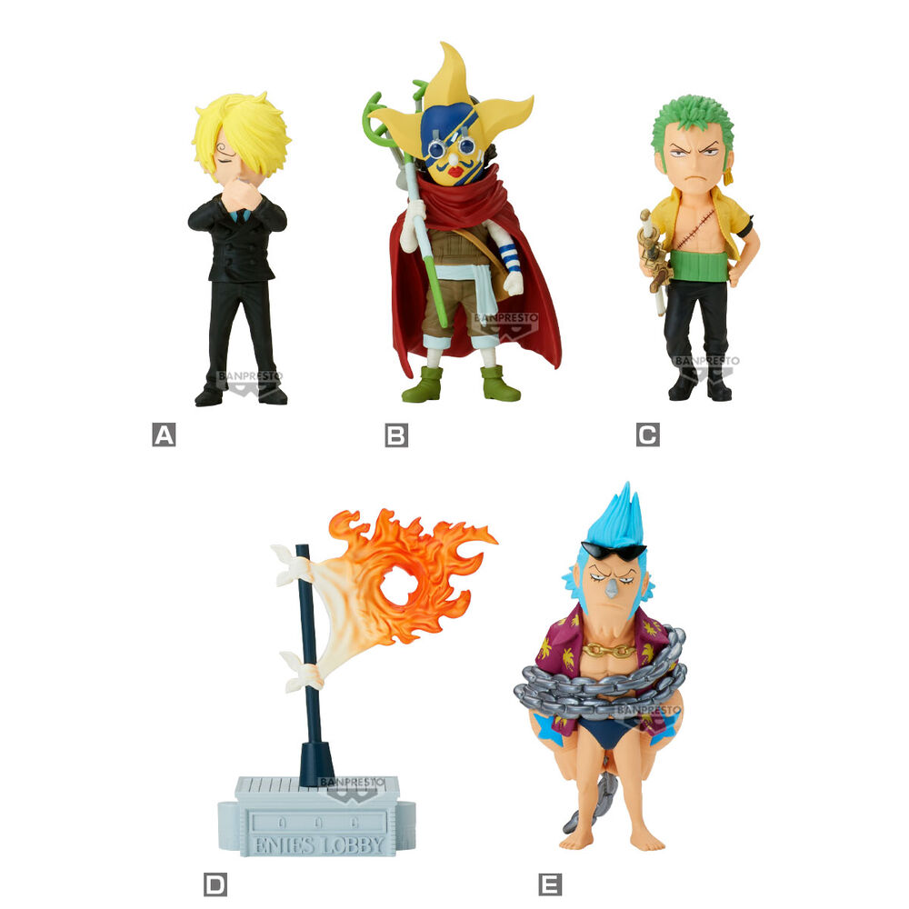 Banpresto ได้ครบ 5 แบบ 4983164289381 (set 5) WCF One piece - Enies lobby2
