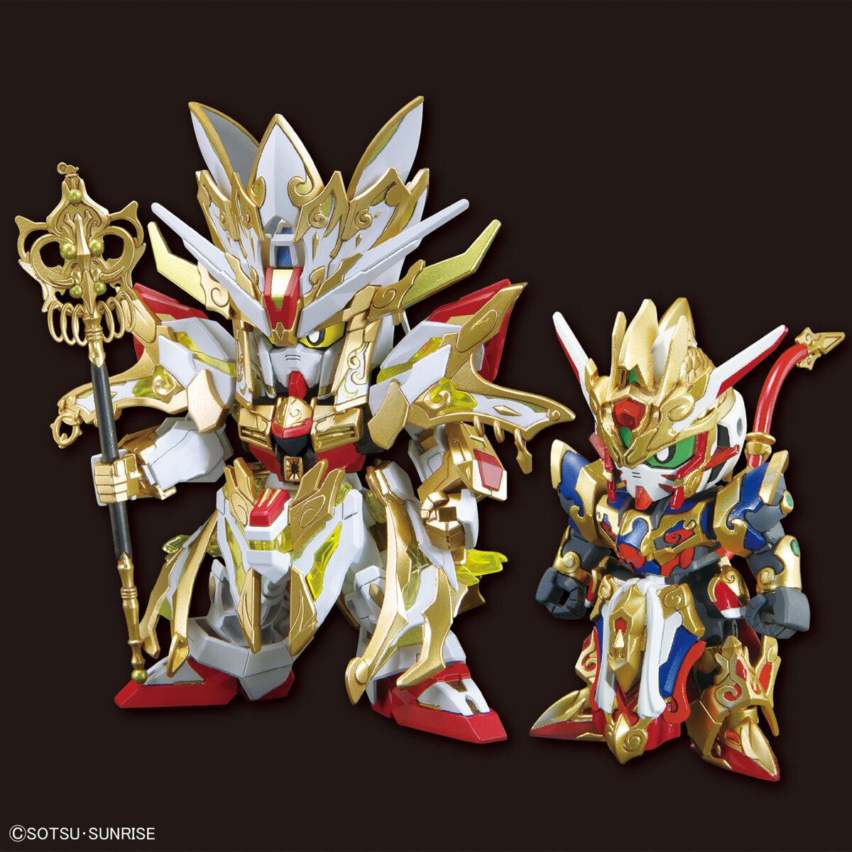 4573102656988 SDW HEROES REVIVAL OF THE HEROES! WUKONG IMPULSE GUNDAM (CHILDHOOD Ver.) & SANZANG STRIKE FREEDOM GUNDAM SET