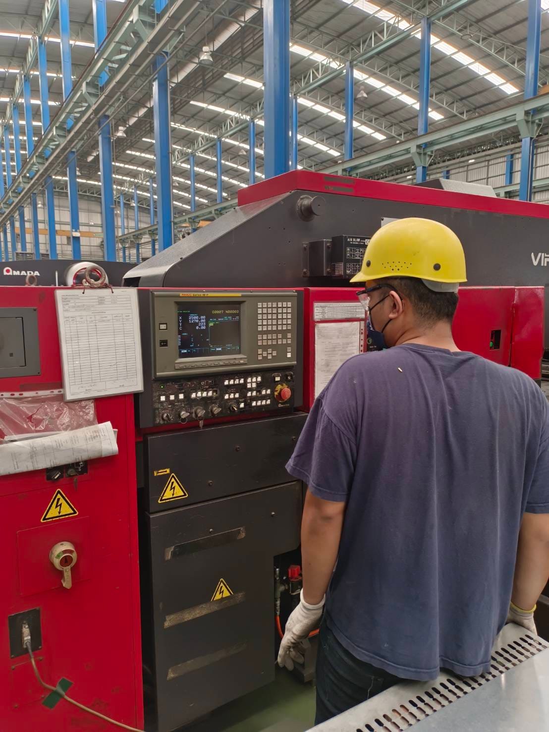 ซ่อมเครื่อง CNC PUNCHING AMADA