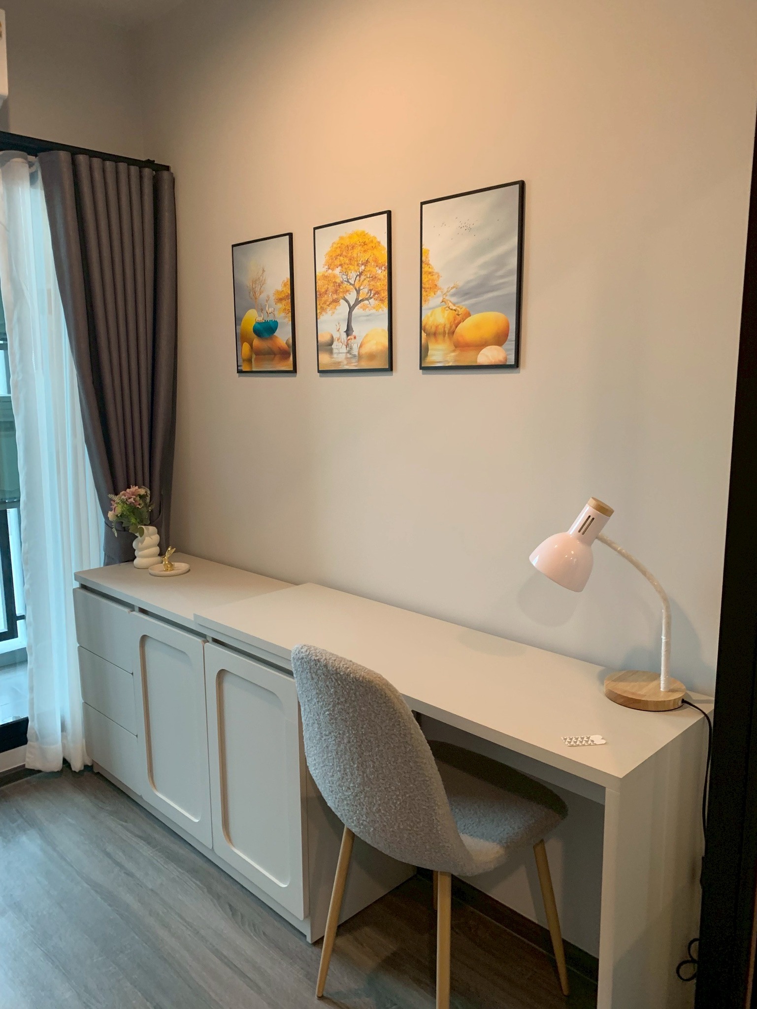 ให้เช่าคอนโด Ideo Ramkhamhaeng - Lam Sali Station (ไอดีโอ รามคำแหง - ลำสาลี สเตชั่น) โซนพื้นที่ รามคำแหง บางกะปิ BTS ลำสาลี ห้องแบบ 1ห้องนอน / 1ห้องน้ำ / 1 ห้องทำงาน ขนาดห้อง 35 ตรม. ชั้น 11