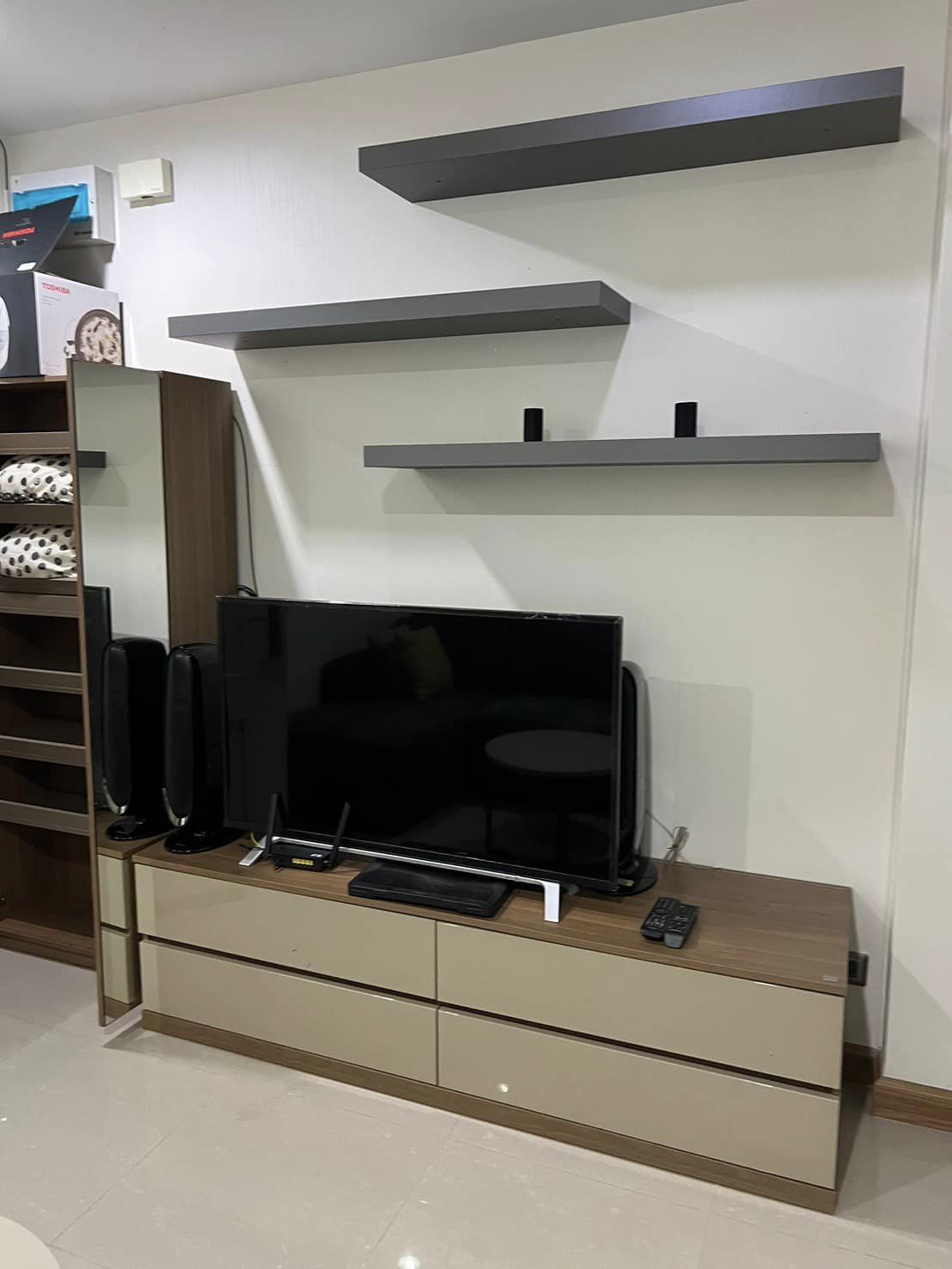 ปล่อยเช่าคอนโด Supalai Wellington 2 (ศุภาลัย เวลลิงตัน 2) - 1ห้องนอน 1ห้องน้ำ 1ห้องนั่งเล่น 1ห้องครัว - ใกล้ MRT ศูนย์วัฒนธรรม - ขนาดห้อง 42 ตรม. ชั้น 6 ตึก 7