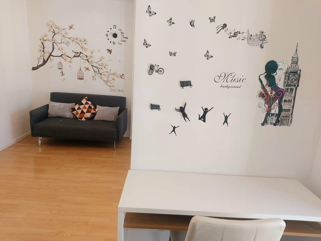 ปล่อยเช่าคอนโด Lumpini Ville On Nut 46 (ลุมพินี วิลล์ อ่อนนุช 46) - 1ห้องนอน 1ห้องนั่งเล่น 1ห้องน้ำ - ใกล้ BTSอ่อนนุนต้นซอย/MRTศรีนุชท้ายซ้าย - ขนาดห้อง 23 ตรม. ชั้น 8 ตึก A1