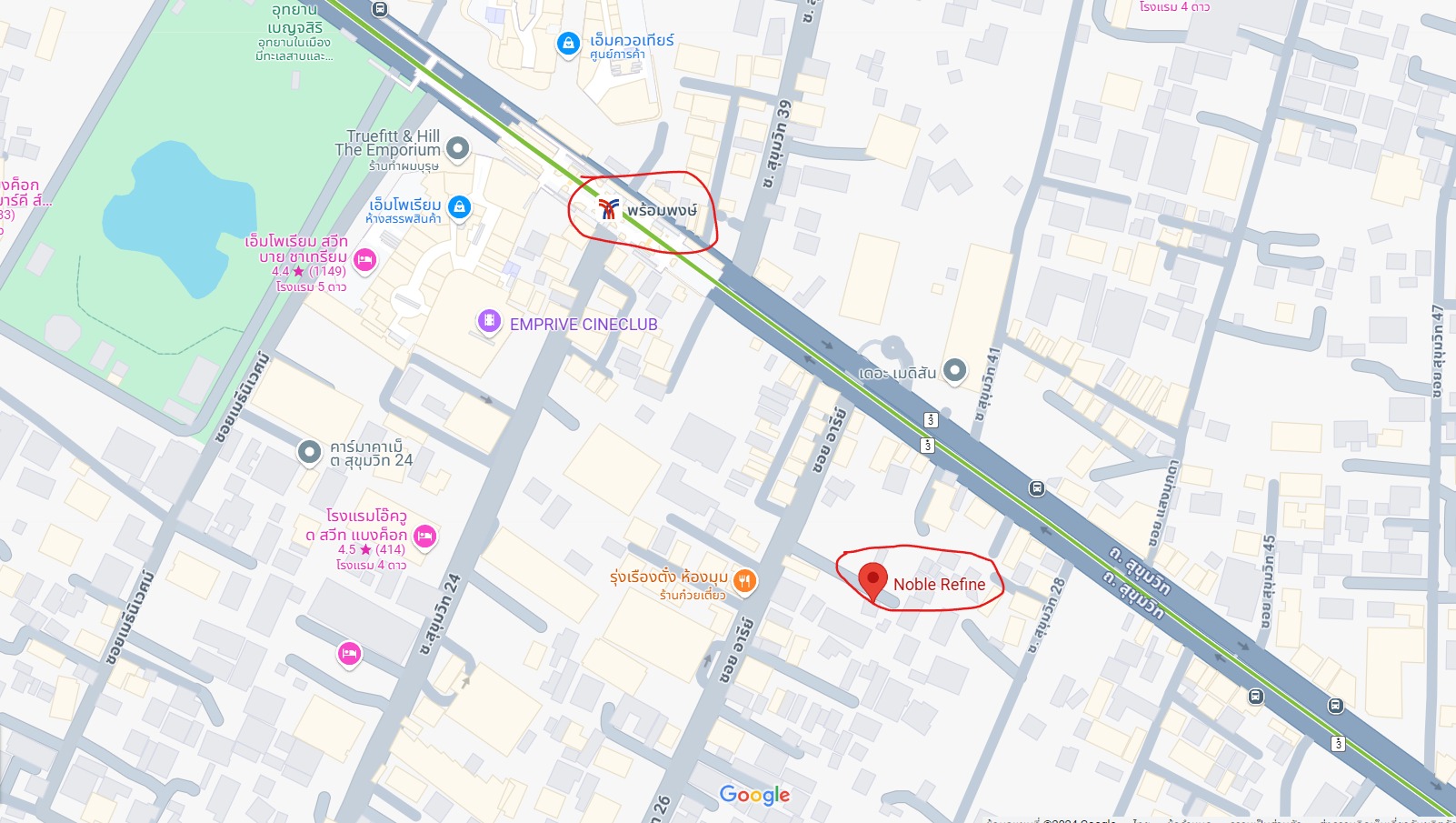 ปล่อยเช่าคอนโด Noble Refine (โนเบิล รีไฟน์) - 1ห้องนอน 1ห้องน้ำ 1ห้องนั่งเล่น - ใกล้ BTS พร้อมพงษ์ - ขนาดห้อง 50 ตรม. ชั้น 12A
