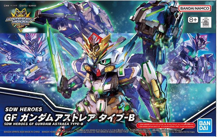 Bandai 4573102683649 SDW 39 HEROES GF GUNDAM ASTRAEA TYPE-B