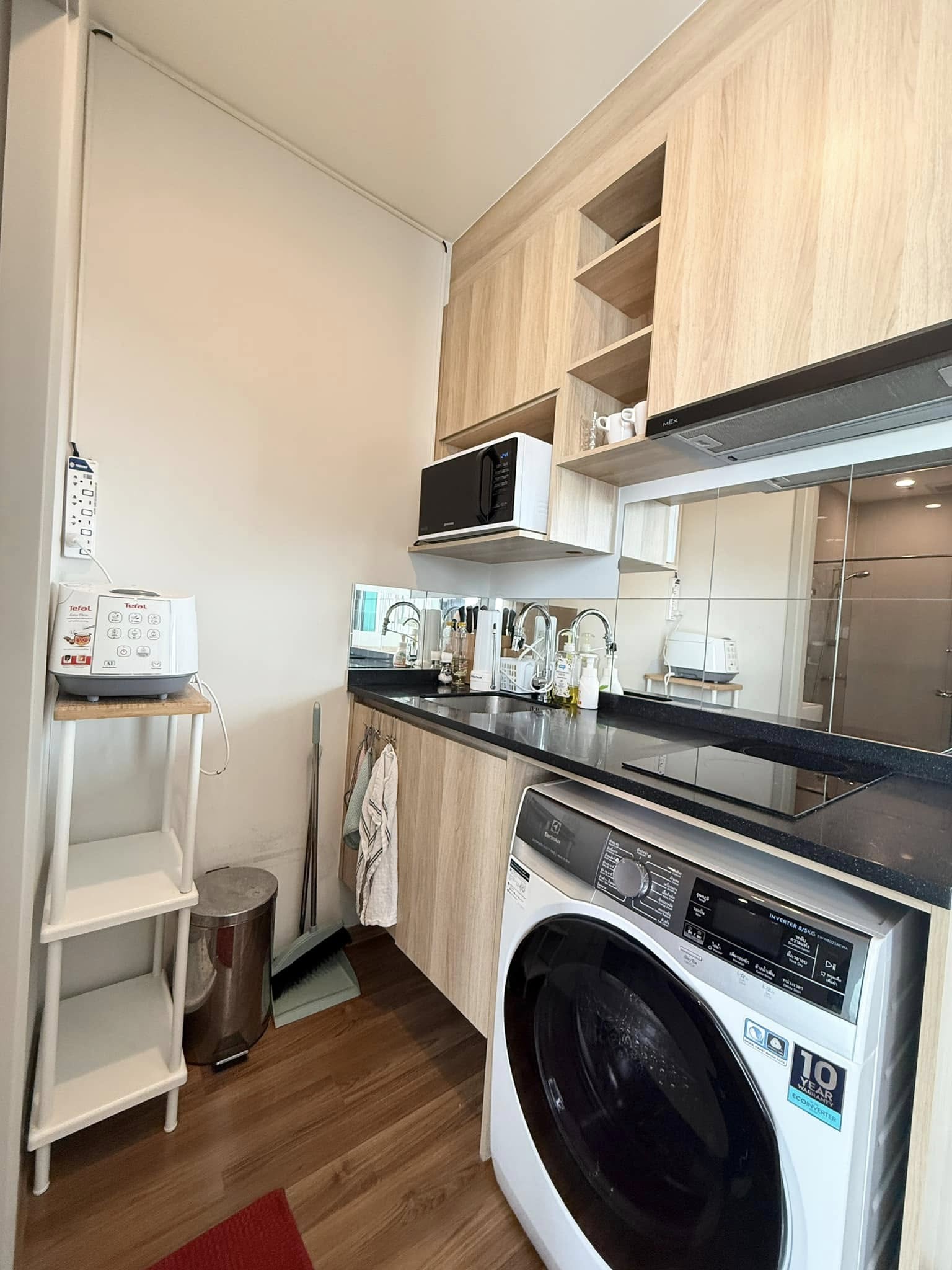 ให้เช่าคอนโด Noble Revolve Ratchada 2 (โนเบิล รีวอลฟ์ รัชดา 2) - โซนพื้นที่ MRT ศูนย์วัฒนธรรม - ห้องแบบ Studio 1ห้องน้ำ - ขนาดห้อง 23 ตรม. ชั้น 35