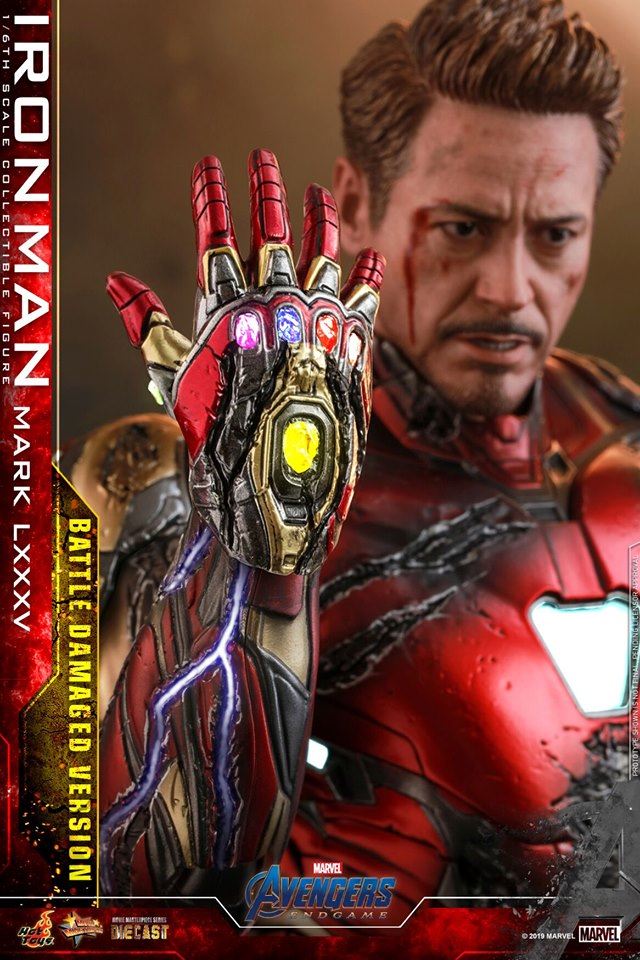 650801 MMS543D33 - Avengers: Endgame - 1/6th scale Iron Man Mark LXXXV (Battle Damaged Version) Collectible Figure