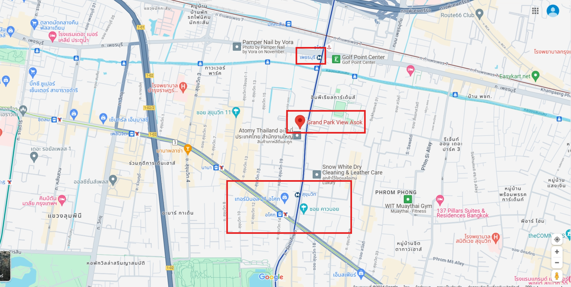 ปล่อยเช่าคอนโด Grand Park View (แกรนด์ พาร์ค วิว) - เฟอร์เครื่องใช้ไฟฟ้าครบครั้น - ใกล้ MRTเพชรบุรี สุขุมวิท BTSอโศก/มศว.