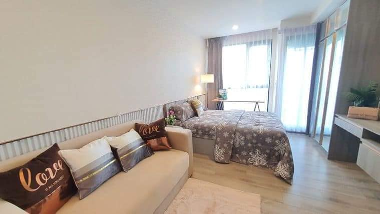 ให้เช่า KnightsBridge Collage Sukhumvit 107 พร้อมอยู่มีเครื่องซักผ้า