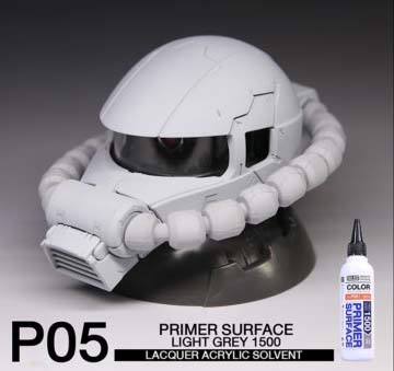 8858878800058 (raditz) P05 Surface Primer Light Gray 1500 120ml. รองพื้นสีเทา ความละเอียด1500