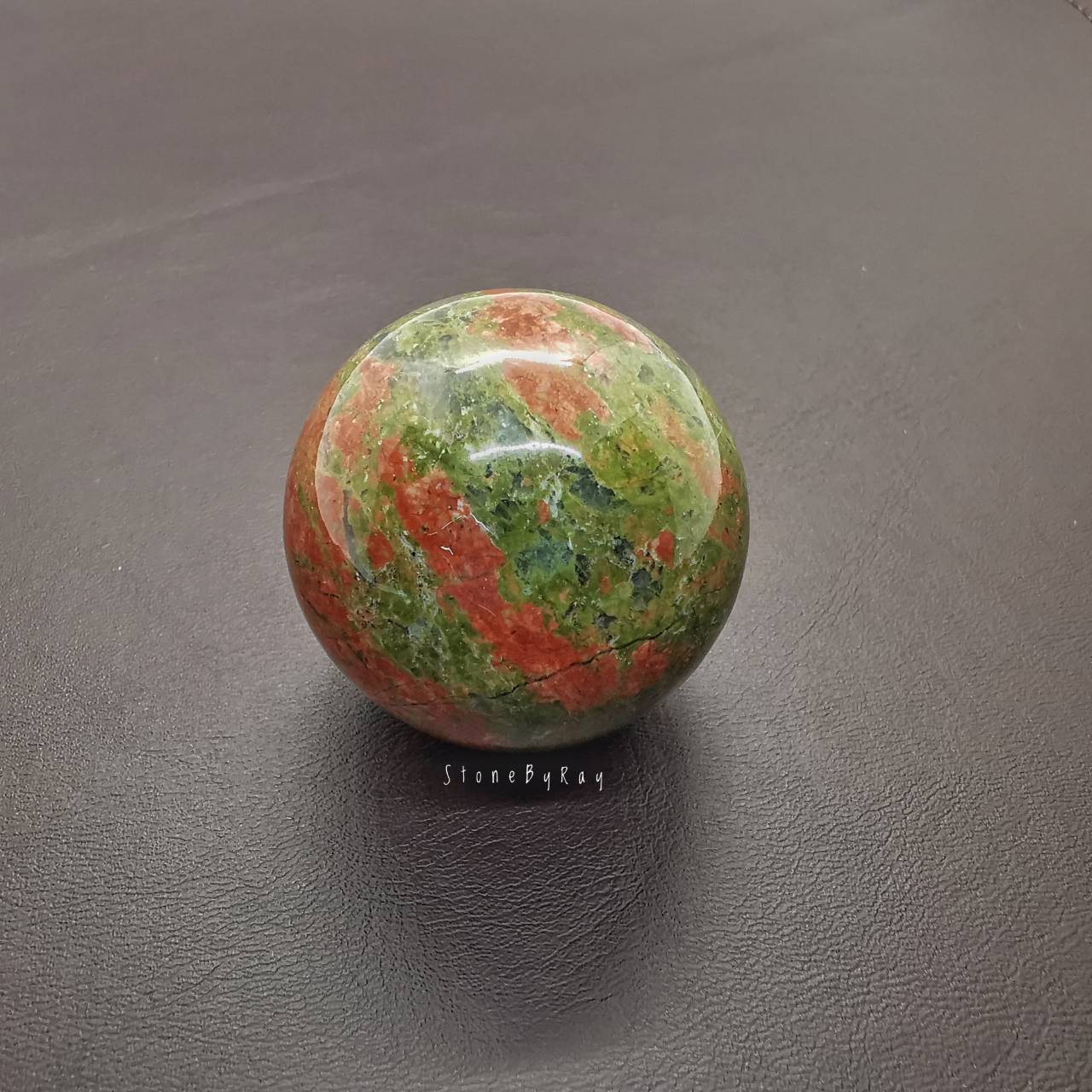 หินยูนาไคต์ลูกกลม Unakite Ball