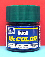 4973028635348 mr.color 77 metalic green 10ml.