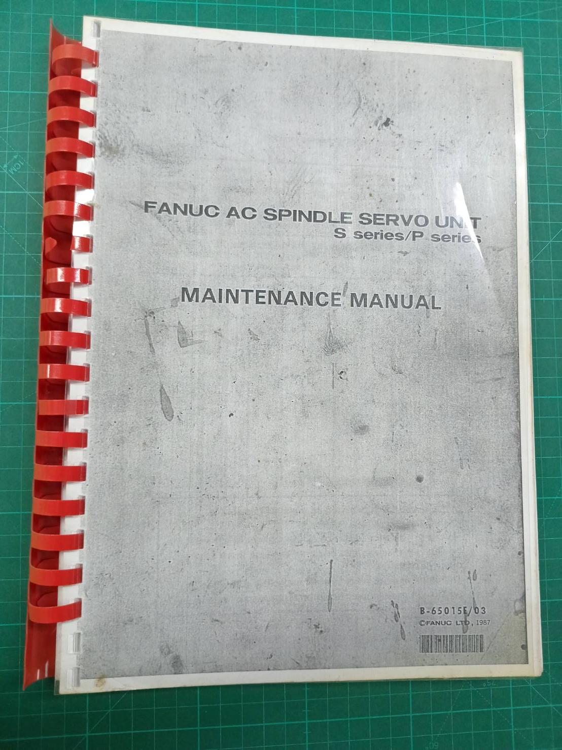 FANUC AC SPINDLE S SERIES P SERIES MAINTENANCE