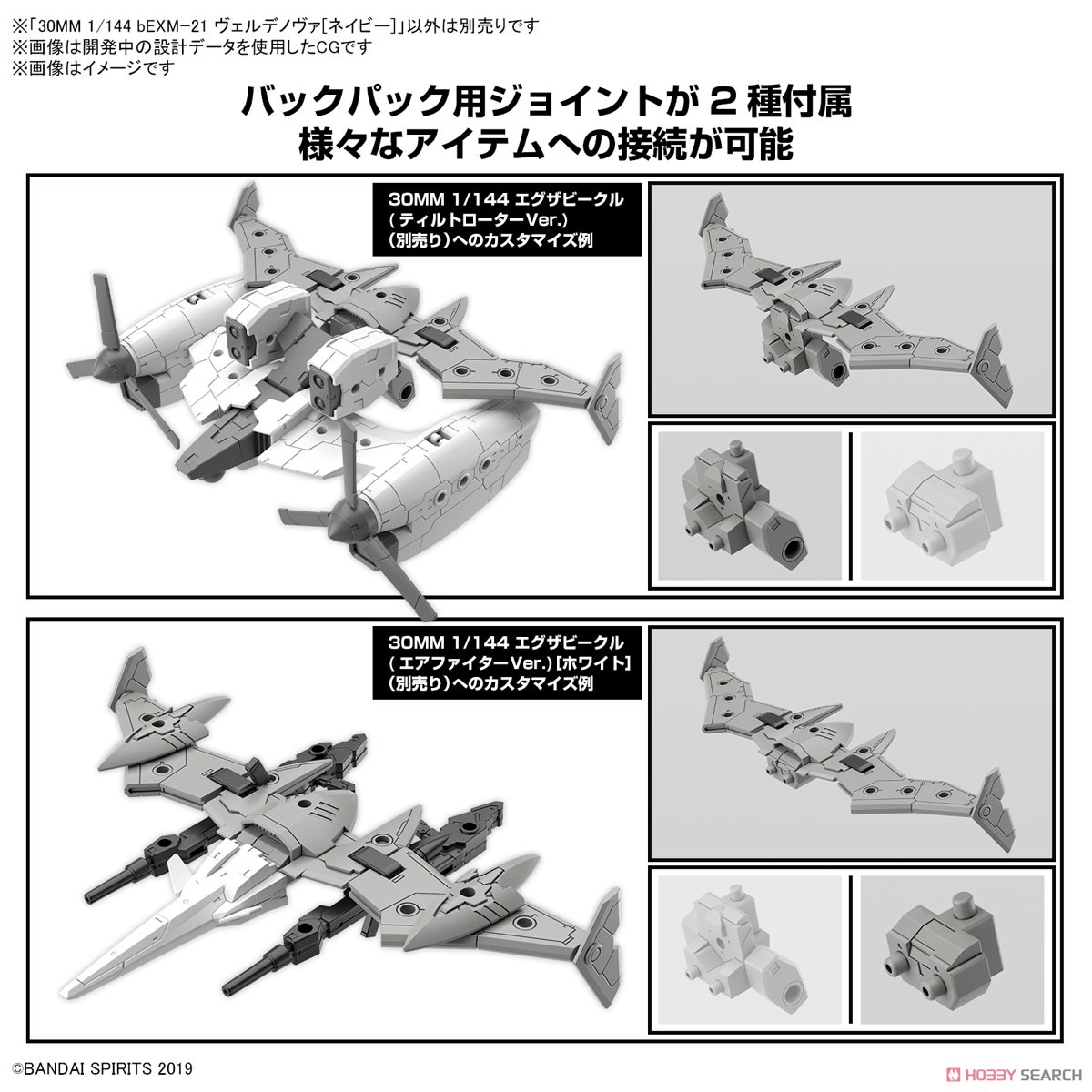 Bandai 4573102671608 30MM 1/144 bEXM-21 VERDENOVA [NAVY]