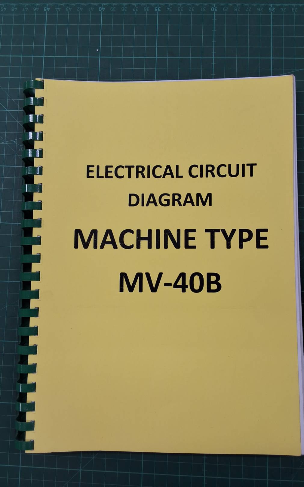 MORI SEIKI WIRING DIAGRAM MV-40B MY-M6