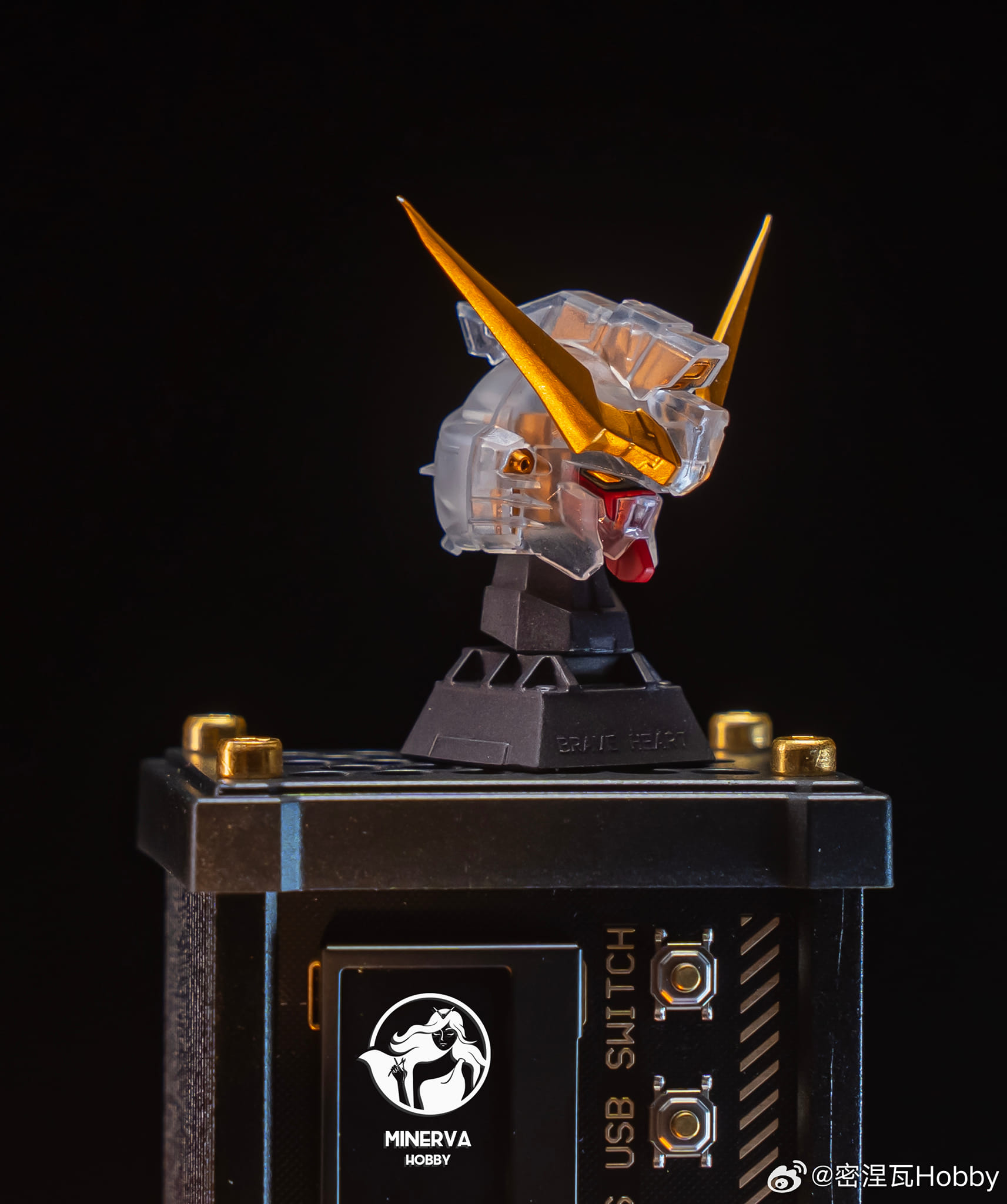 6711306711301 MG Destiny Gundam Head Sculpt Unit [Minerva hobby] 1/100 Kepala & Keyboard Caps