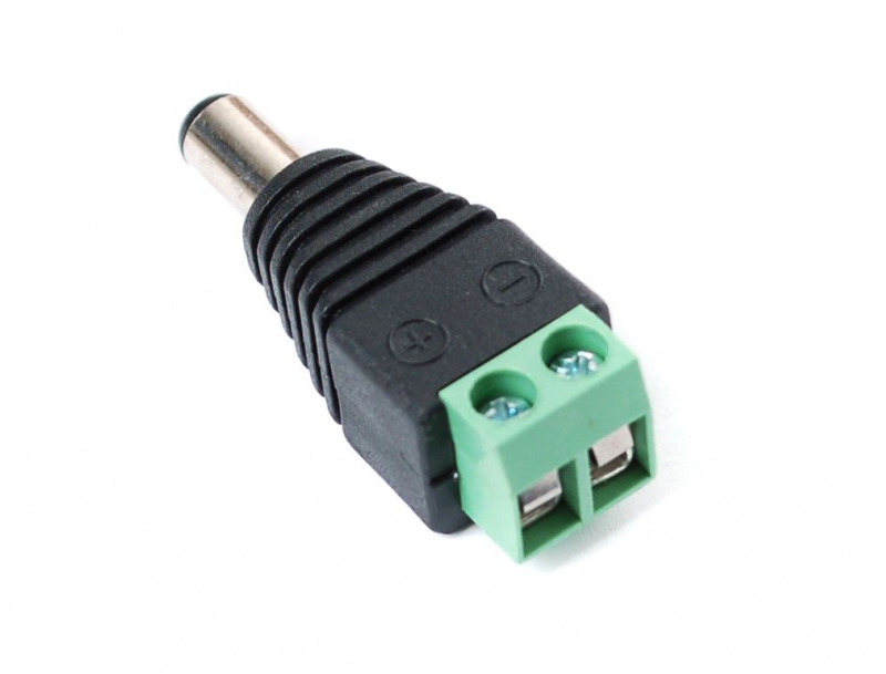 DC male Adapter Jack 5.5x2.5mm plug สำหรับ Arduino