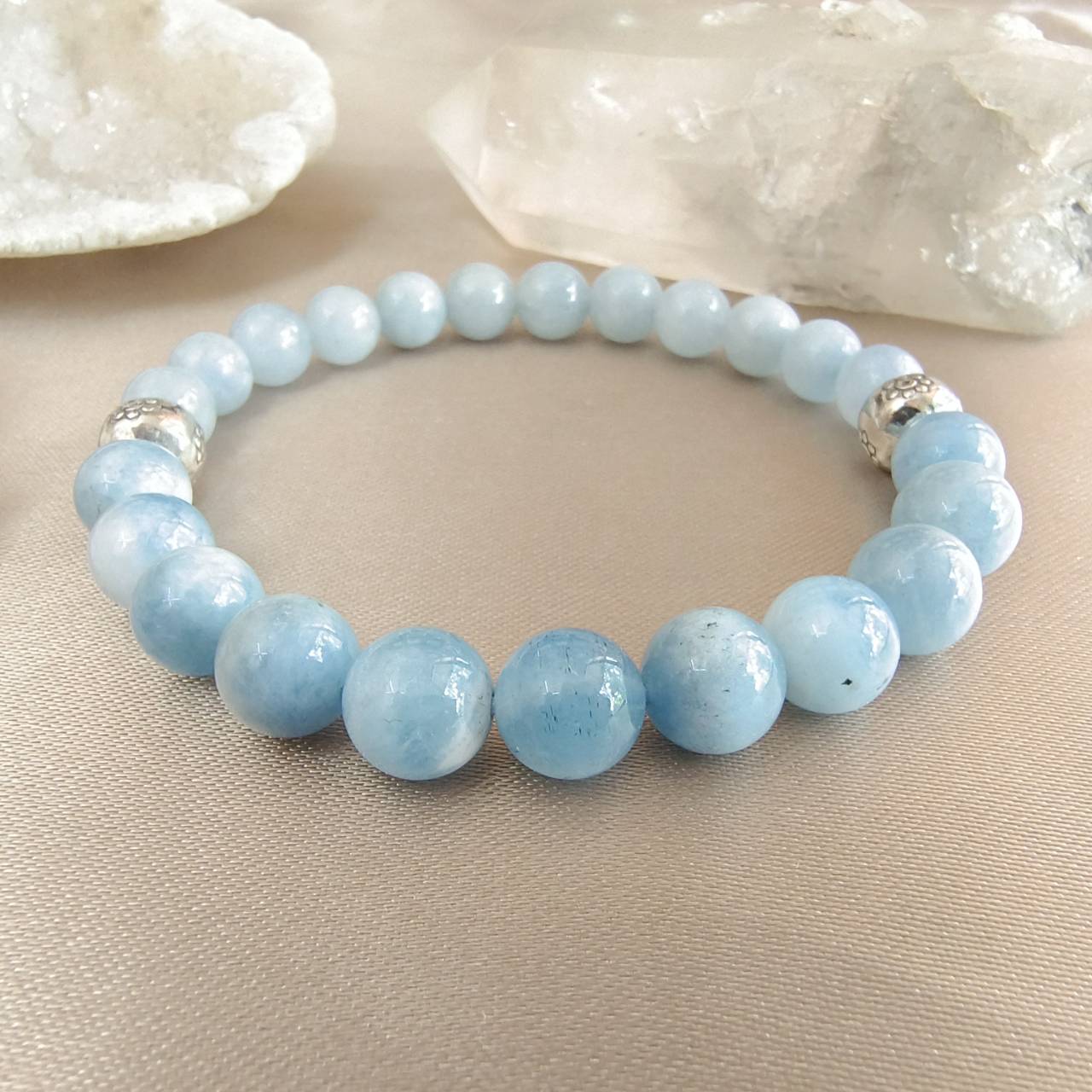 สร้อยข้อมืออความารีน Aquamarine