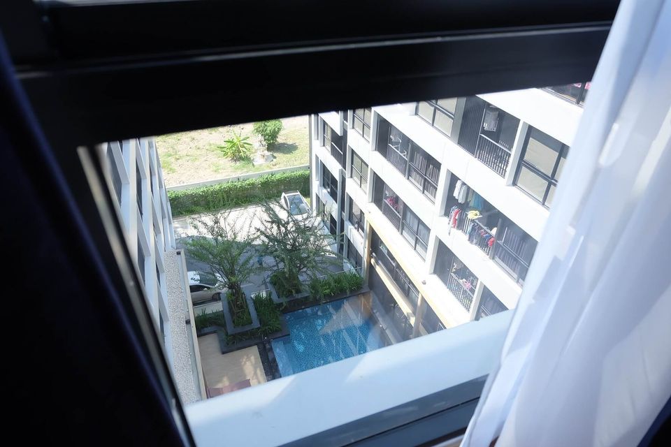 ปล่อยเช่าคอนโด Felic Condo Ladprao Wanghin 79 (เฟลิค คอนโด ลาดพร้าว วังหิน 79) - 1ห้องนอน 1ห้องน้ำ 1ห้องนั่งเล่น - ใกล้ โลตัสวังหิน เดอะแจ้ส แม็คโคร - ขนาดห้อง 27 ตรม. ชั้น 8 วิวสระว่ายน้ำ