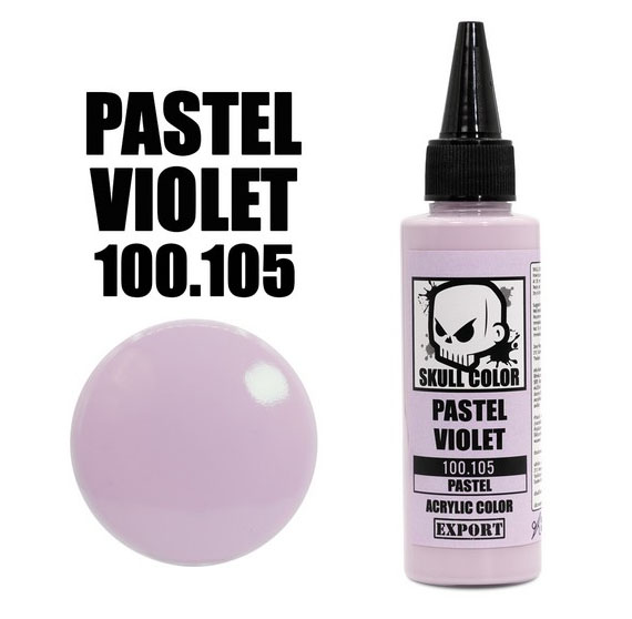 skull pastel 100.105 pastel violet 60ml. สีม่วงไวโอเลทพาสเทล