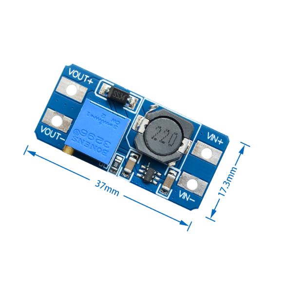 2A DC-DC Step Up Booster Power (MT3608) 2-24V to 5-28V 2A