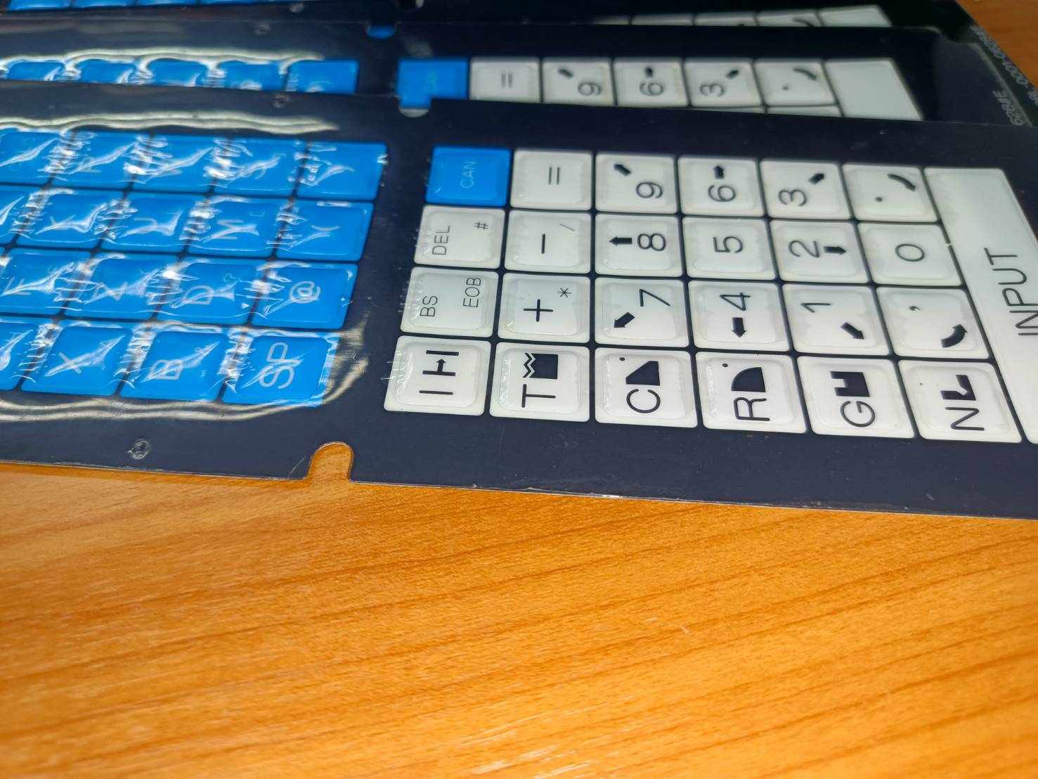 FANUC A98L-0001-0628#E Fanuc 10TF Keysheet สำหรับเครื่องกลึง