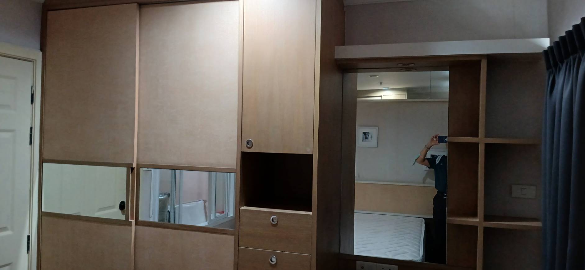 ให้เช่าห้องแบบ 1ห้องนอน 1ห้องน้ำ โซนพื้นที่ มศว ตึกแกรมมี่ MRT เพชรบุรี BTS อโศก คอนโด Grand Park View Asoke : แกรนด์ พาร์ค วิว อโศก ขนาดห้อง 35 ตรม. ชั้น 29