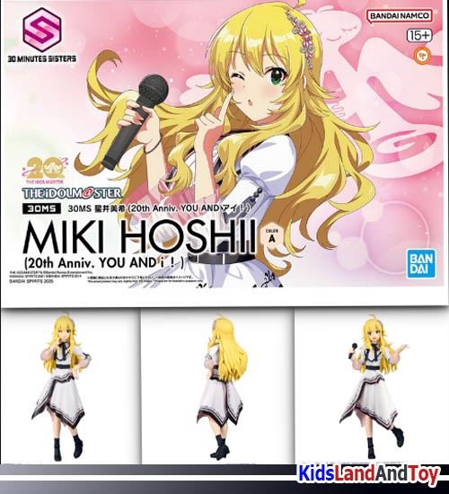 Bandai 4573102688620 30MS MIKI HOSHII （20th Anniv.YOU AND i !）