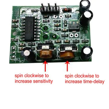 HC-SR501 PIR เซ็นเซอร์จับความเคลื่อนไหวแบบ Infrared