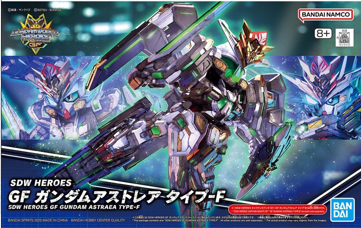 Bandai 4573102683656 SDW 40 HEROES GF GUNDAM ASTRAEA TYPE-F