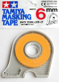 87030 Masking tape 6 mm. (มีที่ตัด)