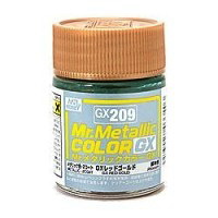 4973028033403 mr.hobby GX-209 Mr.metalic GX red gold 18ml.