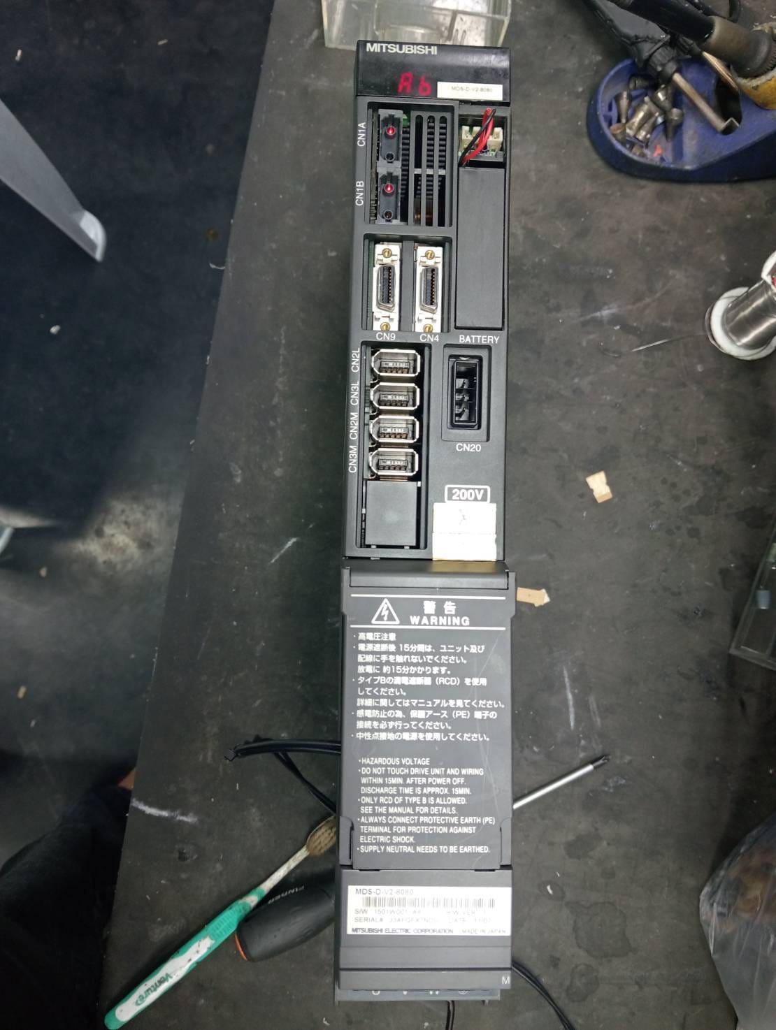ซ่อม MITSUBISHI MDS-D-V2-4040 อาการเสียเปิดไม่ติด