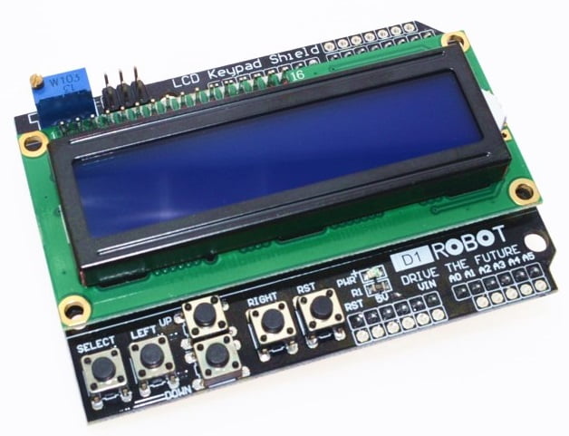 1602 LCD 16x2 Keypad Shield for Arduino (Blue Screen)