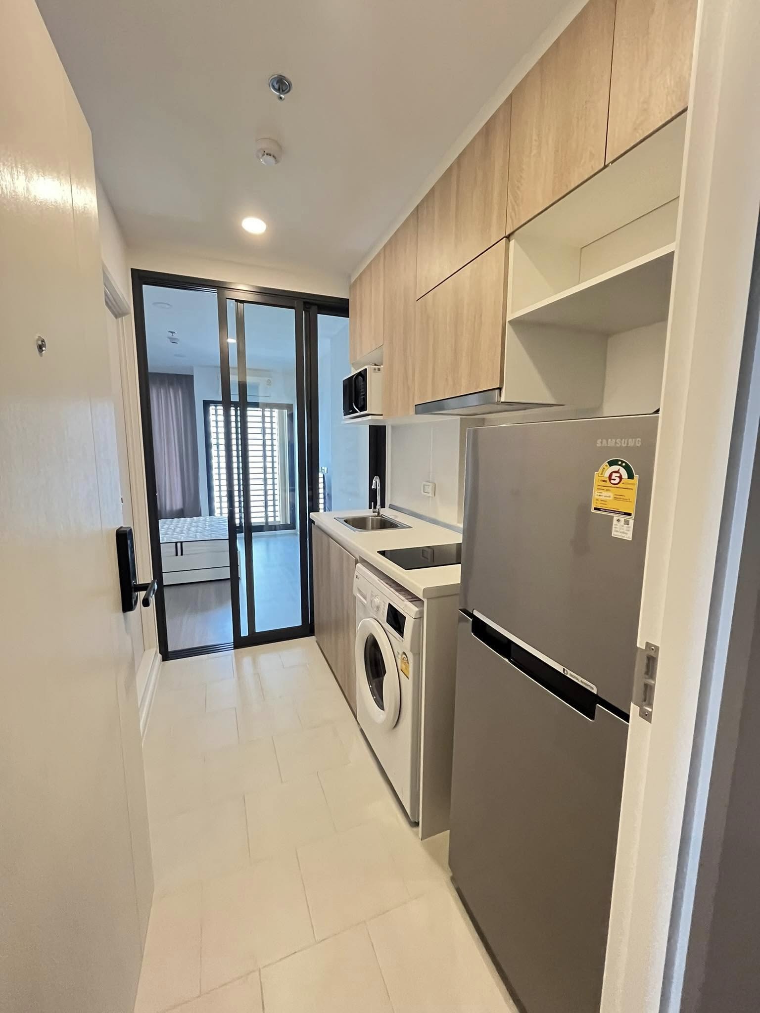 ให้เช่าห้องแบบ Studio 1ห้องน้ำ 1ครัวแยก โซนพื้นที่ BTSหมอชิต MRTจตุจักร คอนโด Denim Jatujak (เดนิม จตุจักร) ขนาดห้อง 23 ตรม. ชั้น 15 ตึก A