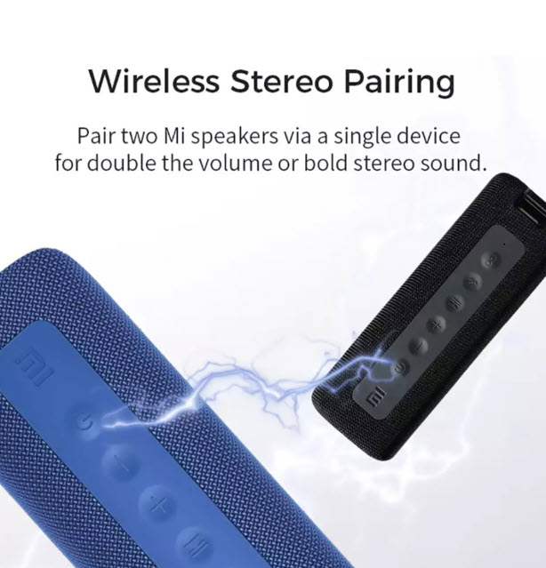 Mi รับประกันศูนย์ไทย 1 ปี 6971408153473 Portable Bluetooth Speaker 16W - BLUE gadgets
