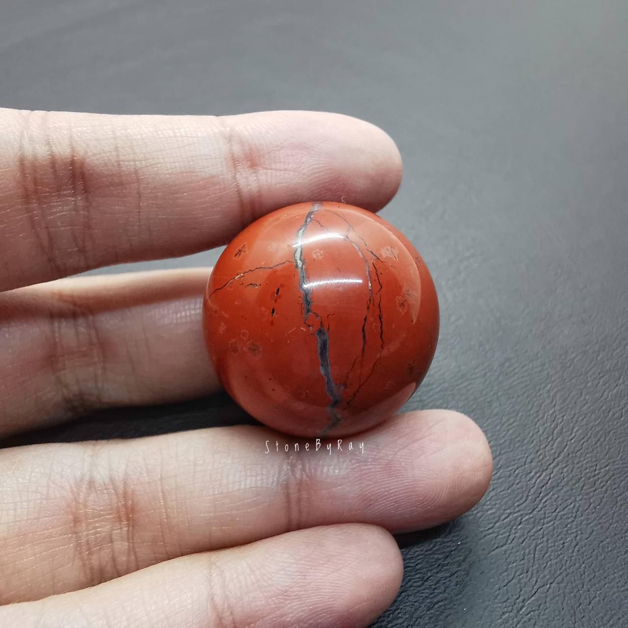 หินแจสเปอร์แดงลูกกลม Red Jasper Ball
