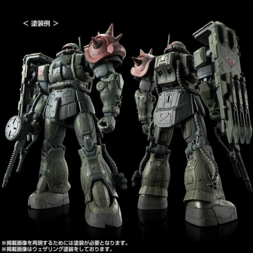 Bandai P-bandai 4573102672841 HG 1/144 ZAKU II F Type CHUBS & KALE UNDENTIFIED SOLARI Custom Parts Set [ RFV ]