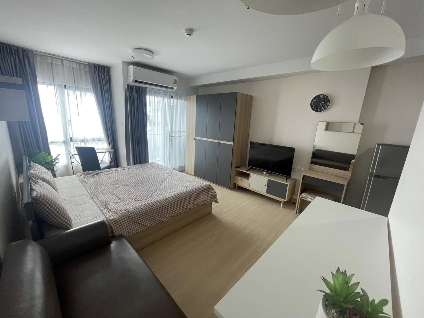 ให้เช่าห้องแบบ Studio 1ห้องน้ำ โซนพื้นที่ MRT บางยี่ขัน สะพานพระราม8 คอนโด Supalai City Resort Rama 8 (ศุภาลัย ซิตี้ รีสอร์ท พระราม 8 ) Low Rise ขนาดห้อง 30 ตรม. ชั้น 4 ตึก A