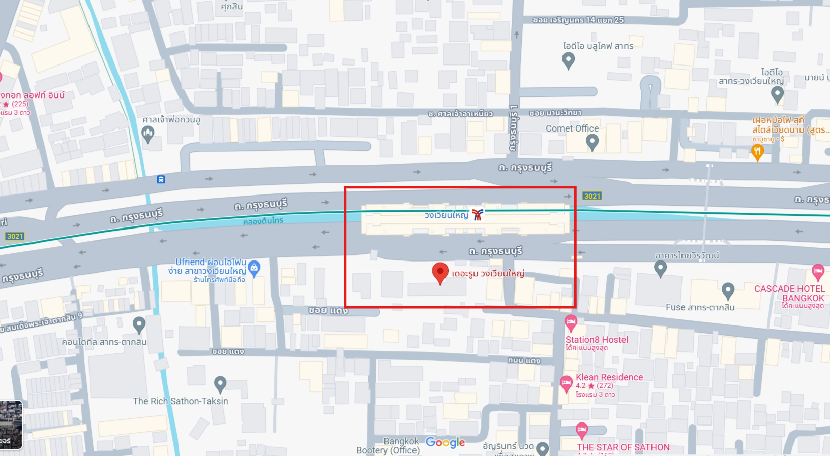 ปล่อยเช่าคอนโด The Room BTS Wongwian Yai (เดอะ รูม บีทีเอส วงเวียนใหญ่) - ทั้งชั้นมี9ห้อง 1ห้องนอน 1ห้องน้ำ 1ห้องนั่งเล่น - ใกล้ BTS วงเวียนใหญ่ - ขนาดห้อง 43.65 ตรม. ชั้น 17